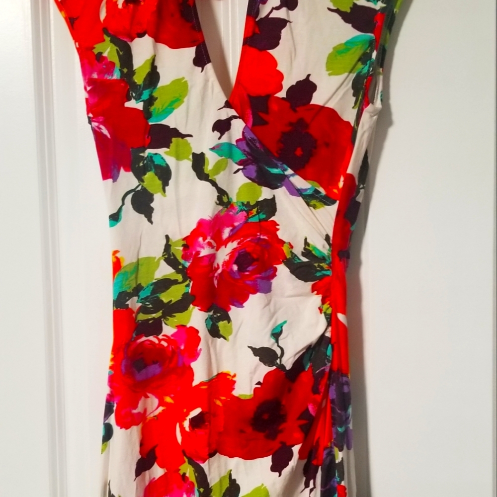 Bodycon flowers dress